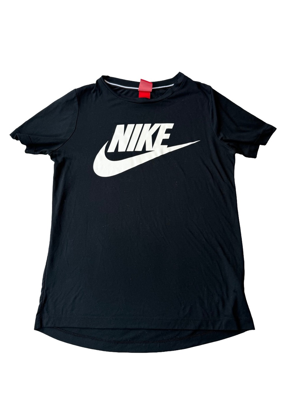 Nike Women’s Small Black Futura Logo Graphic Tee Soft Modal Blend T-Shirt Top S
